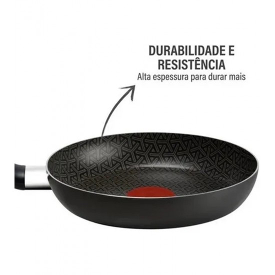 Frigideira 18cm 700ML Rochedo Robusta Grafite
